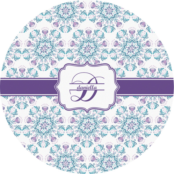 Custom Mandala Floral Multipurpose Round Labels - 2" (Personalized)