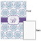 Mandala Floral 20x30 - Matte Poster - Front & Back