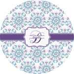 Mandala Floral Multipurpose Round Labels - Custom Sized (Personalized)