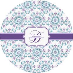 Mandala Floral Multipurpose Round Labels - 3" (Personalized)