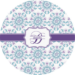 Mandala Floral Multipurpose Round Labels - 5" (Personalized)