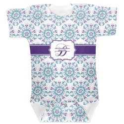 Mandala Floral Baby Bodysuit 6-12 (Personalized)