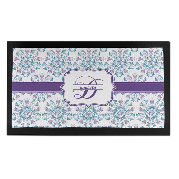 Custom Mandala Floral Bar Mat - Small (Personalized)