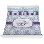 Mandala Floral Comforter Set - King (Personalized)