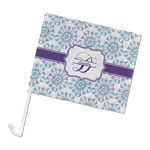 Mandala Floral Car Flag - Large (Personalized)