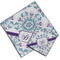 Mandala Floral Cloth Napkins - Personalized Lunch & Dinner (PARENT MAIN)