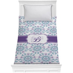 Mandala Floral Comforter - Twin XL (Personalized)
