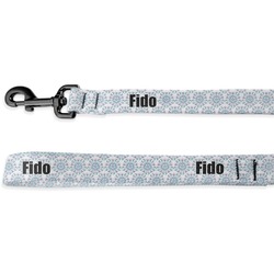 Mandala Floral Deluxe Dog Leash - 4 ft (Personalized)