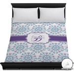 Mandala Floral Duvet Cover - Full / Queen (Personalized)