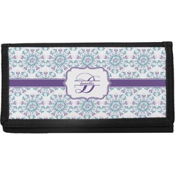 Mandala Floral Canvas Checkbook Cover (Personalized)