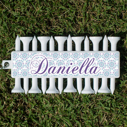Mandala Floral Golf Tees & Ball Markers Set (Personalized)