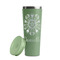 Mandala Floral Light Green RTIC Everyday Tumbler - 28 oz. - Lid Off