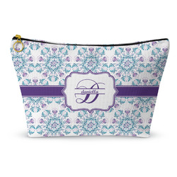 Mandala Floral Makeup Bag - Small - 8.5"x4.5" (Personalized)