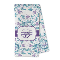 Mandala Floral Kitchen Towel - Microfiber (Personalized)