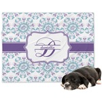 Mandala Floral Dog Blanket - Large (Personalized)