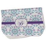 Mandala Floral Burp Cloth - Fleece w/ Name and Initial