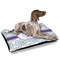 Mandala Floral Outdoor Dog Beds - Large - IN CONTEXT