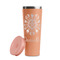 Mandala Floral Peach RTIC Everyday Tumbler - 28 oz. - Lid Off