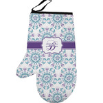 Mandala Floral Left Oven Mitt (Personalized)