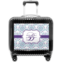 Mandala Floral Pilot / Flight Suitcase (Personalized)