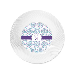 Mandala Floral Plastic Party Appetizer & Dessert Plates - 6" (Personalized)