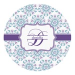 Mandala Floral Round Decal - Small (Personalized)