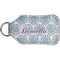 Mandala Floral Sanitizer Holder Keychain - Small (Back)