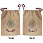 Mandala Floral Santa Sack - Front & Back (Personalized)