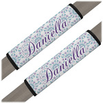 Mandala Floral Seat Belt Covers (Set of 2) (Personalized)