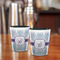 Mandala Floral Shot Glass - Two Tone - LIFESTYLE