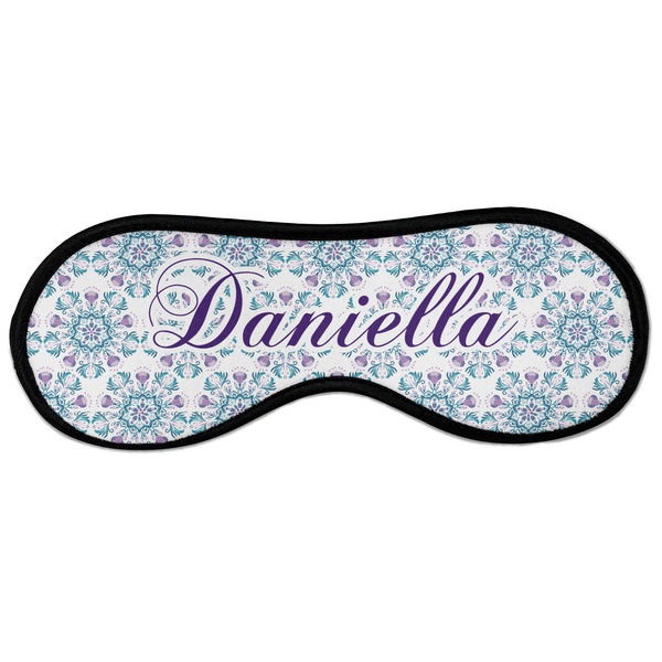 Custom Mandala Floral Sleeping Eye Masks - Large (Personalized)