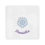 Mandala Floral Standard Cocktail Napkins (Personalized)