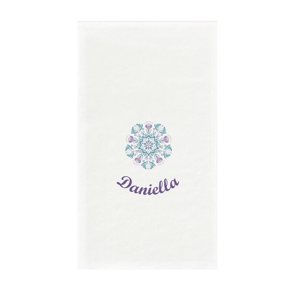 Custom Mandala Floral Guest Paper Towels - Full Color - Standard (Personalized)