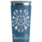 Mandala Floral Steel Blue RTIC Everyday Tumbler - 28 oz. - Close Up