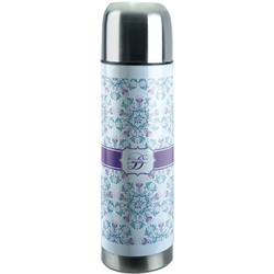 Mandala Floral Stainless Steel Thermos (Personalized)
