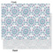 Mandala Floral Tissue Paper - Heavyweight - Large - Front & Back