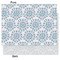 Mandala Floral Tissue Paper - Lightweight - Medium - Front & Back