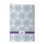 Mandala Floral Waffle Weave Golf Towel (Personalized)