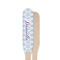 Mandala Floral Wooden Food Pick - Paddle - Single Sided - Front & Back