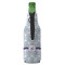 Mandala Floral Zipper Bottle Cooler - BACK (bottle)