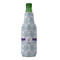 Mandala Floral Zipper Bottle Cooler - FRONT (bottle)