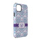 Mandala Floral iPhone 14 Pro Tough Case - Angle