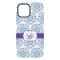 Mandala Floral iPhone 15 Plus Tough Case - Back