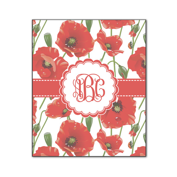 Custom Poppies Wood Print - 20x24 (Personalized)