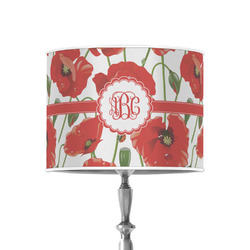 Poppies 8" Drum Lamp Shade - Poly-film (Personalized)