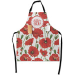 Poppies Apron With Pockets w/ Monogram