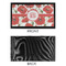 Poppies Bar Mat - Small - APPROVAL