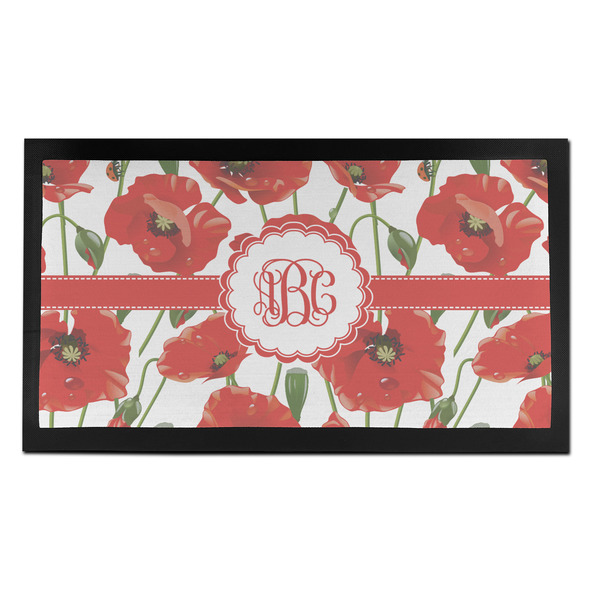 Custom Poppies Bar Mat - Small (Personalized)