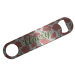 Poppies Bar Bottle Opener - Silver w/ Monogram