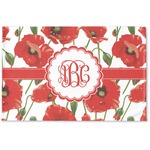 Poppies Woven Mat (Personalized)